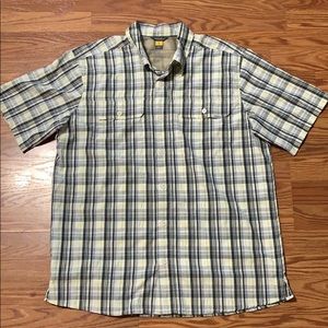 Eddie Bauer button down short sleeve shirt